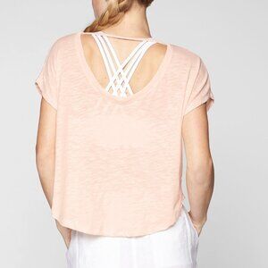 Athleta Organic Daily Tee in Ballerina Gown size XL